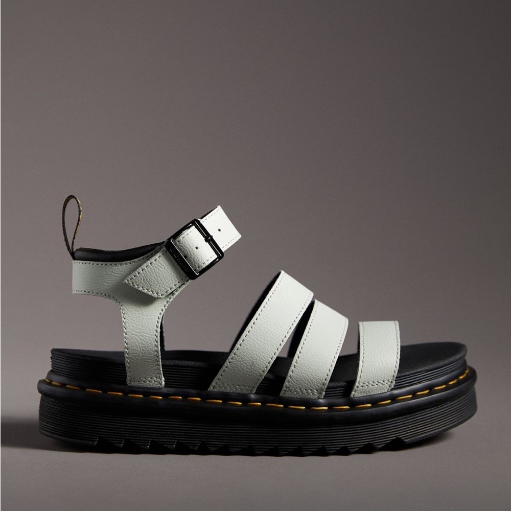 Dr. Martens Black and White Chunky Sandals